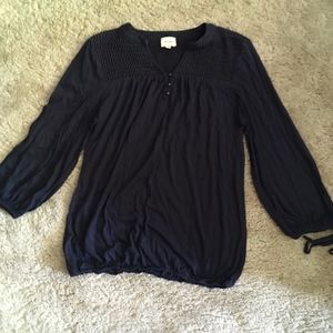Ella Moss Black  M Top